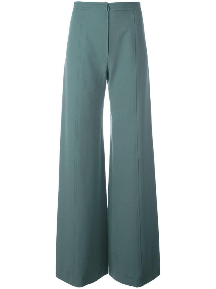 Emanuel Ungaro Vintage Wide Leg Trousers - Blue