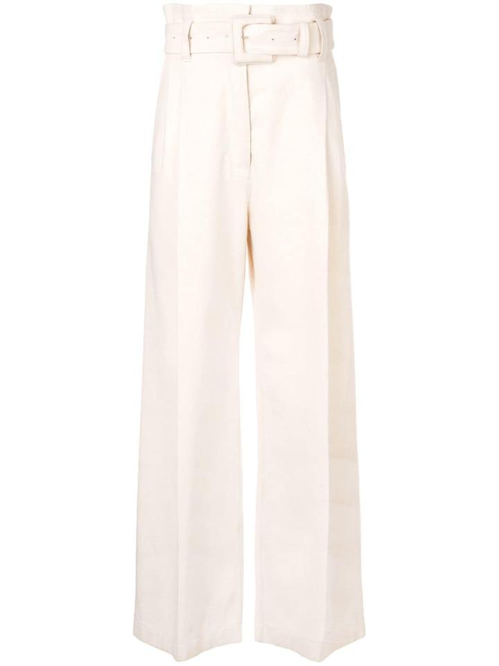 Proenza Schouler Denim Belted Pants - White
