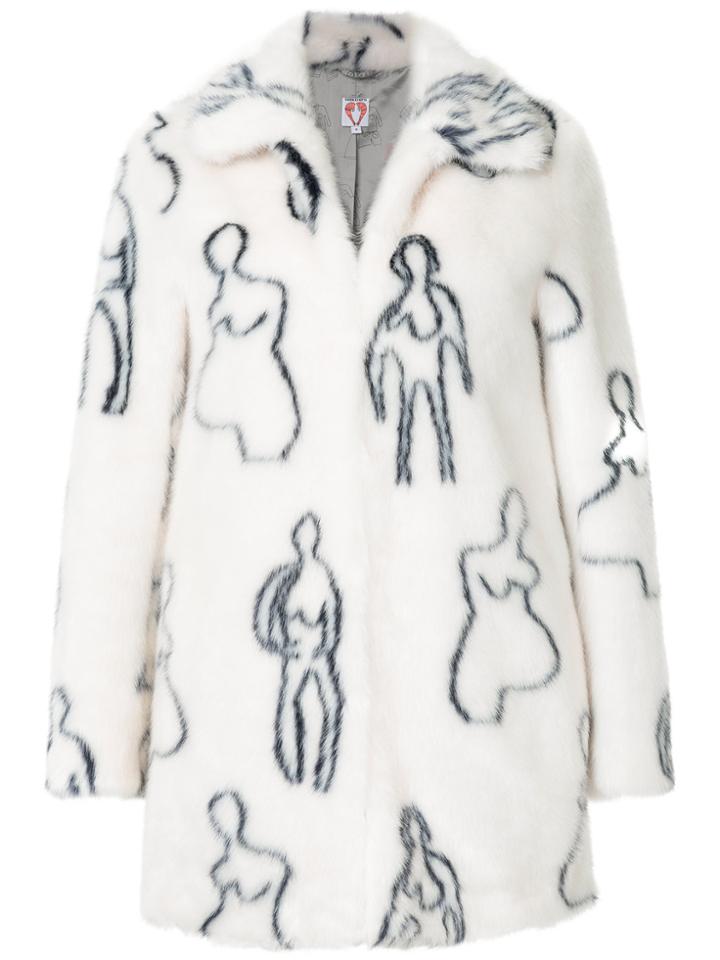 Shrimps Helga Faux Fur Coat - White