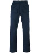 Très Bien 'pocket' Trousers, Men's, Size: 46, Blue, Cotton