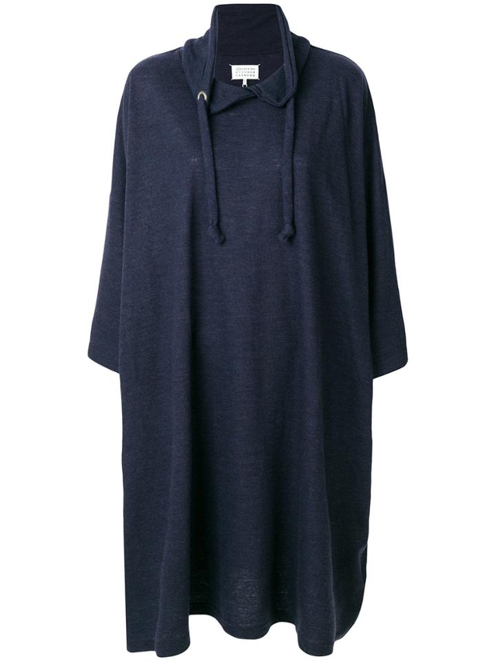 Maison Margiela Long Draped Sweater - Blue
