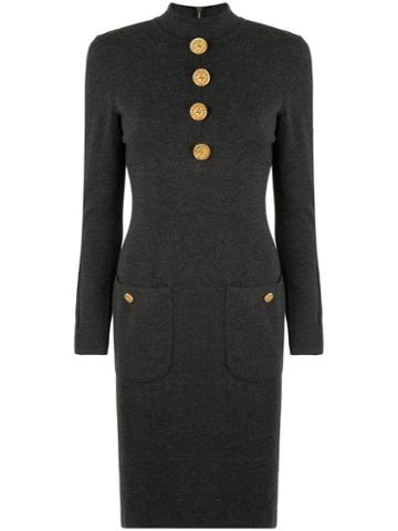 Chanel Pre-owned Long Sleeve One Piece Skirt - Black