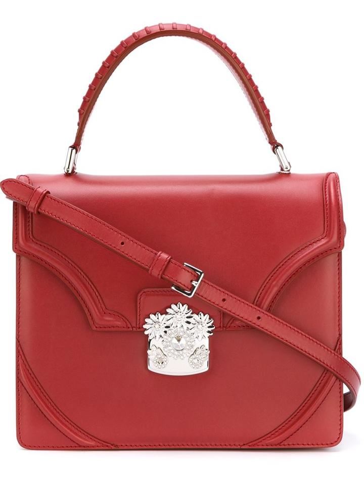 Alexander Mcqueen 'flower' Shoulder Bag