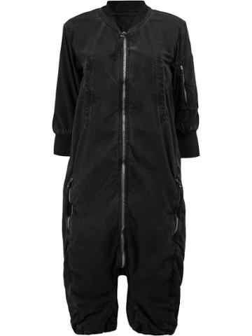 Boris Bidjan Zipped Jumpsuit - Black
