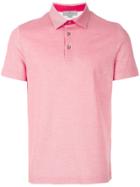 Canali Short-sleeve Polo Shirt - Red