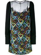 Mary Katrantzou Snowmanship 'way' Dress, Women's, Size: 6, Black, Silk/polyamide/polyester/viscose