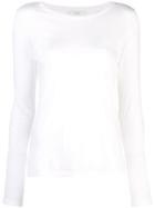 Vince Long-sleeve Fitted Top - White