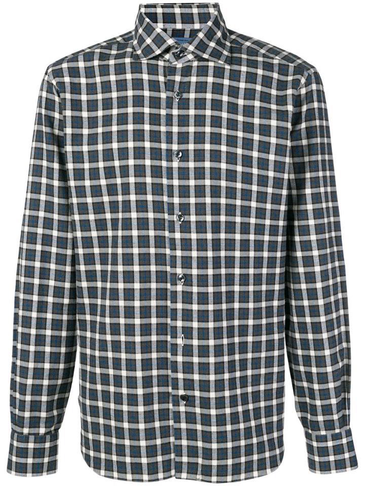 Barba Plaid Shirt - Grey