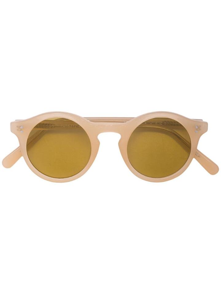 The Celect Round Frame Sunglasses - Neutrals