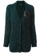 Twin-set Elbow Patch V-neck Cardigan - Green