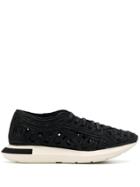 Paloma Barceló Woven Style Sneakers - Black