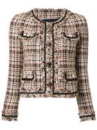 Loveless Classic Tweed Jacket, Women's, Size: 34, Brown, Lambs Wool
