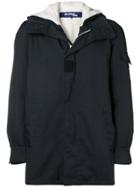 Junya Watanabe Man Reflective Details Hooded Coat - Black