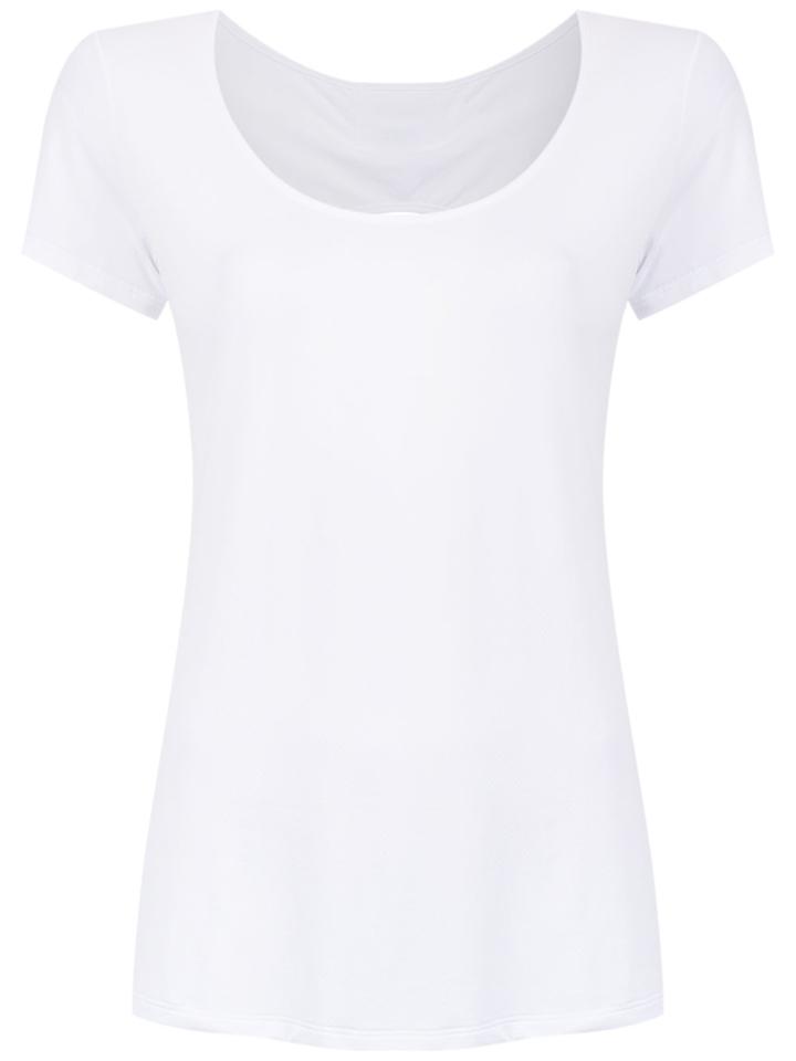 Track & Field Cut Out Detail T-shirt - White