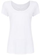 Track & Field Cut Out Detail T-shirt - White