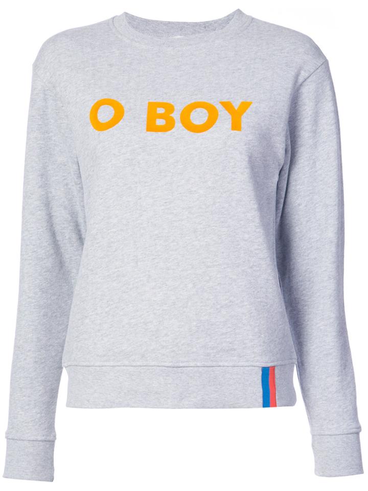 Kule O Boy Print Sweatshirt - Grey