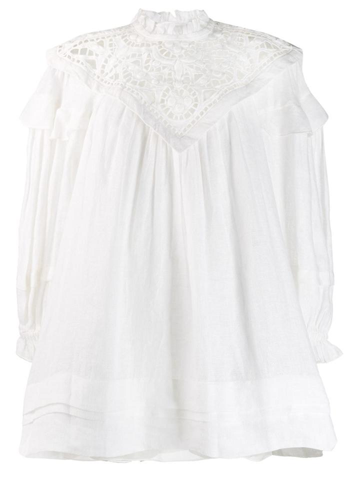 Isabel Marant Crochet Blouse - White