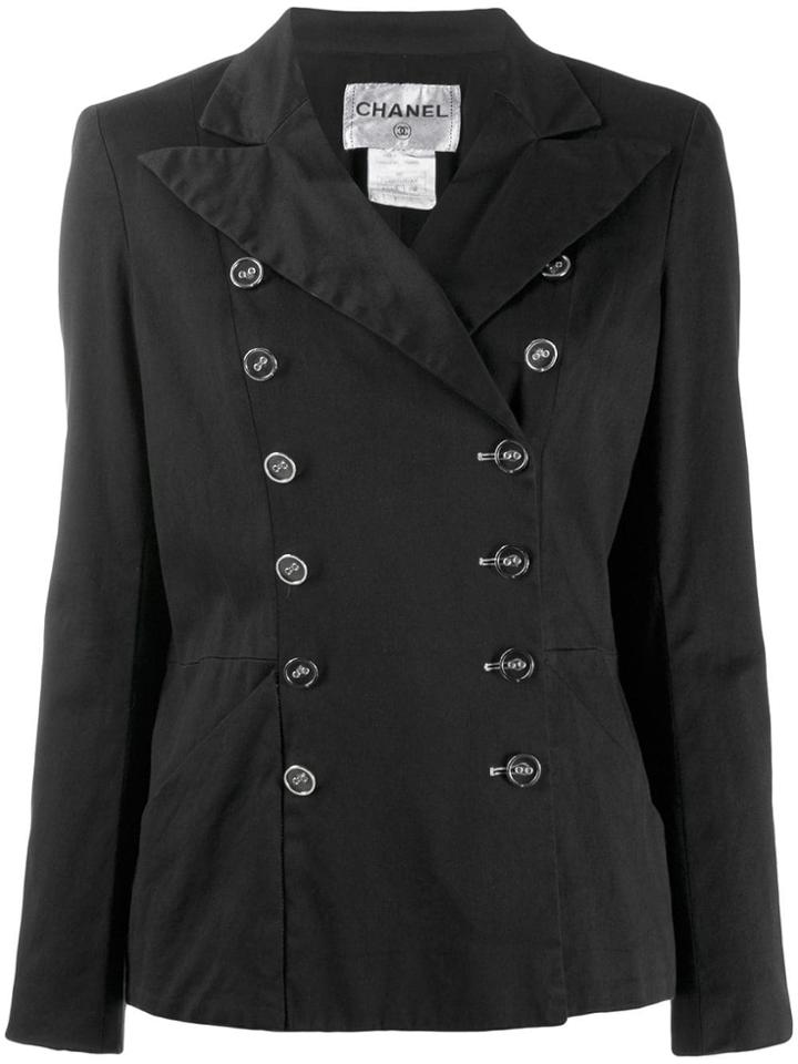 Chanel Pre-owned 2009 Triple-breasted Lightweight Jacket - Black