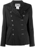 Chanel Pre-owned 2009 Triple-breasted Lightweight Jacket - Black