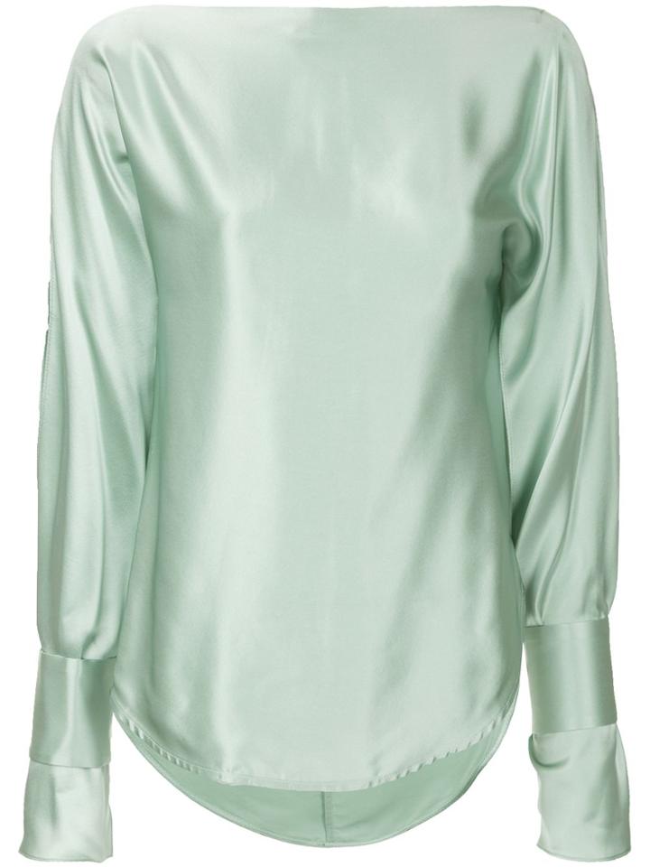 Christopher Esber Sleeve Slit Blouse - Green