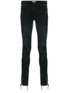 Palm Angels Distressed Skinny Jeans - Grey