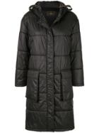 Fendi Vintage Long Padded Coat - Black