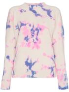 The Elder Statesman Tie Dye Sweatshirt - Pink & Purple