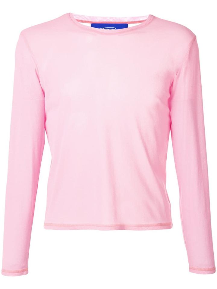 Anton Belinskiy Skinny Longsleeved T-shirt - Pink