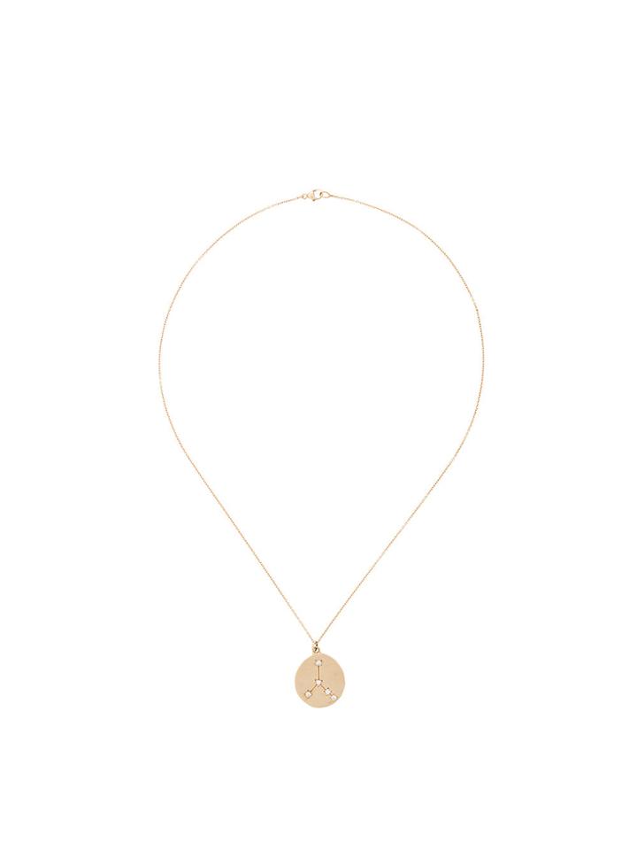 Brooke Gregson Diamond Cancer Constellation Necklace - Metallic