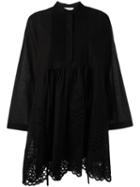 Chloé Pineapple Broderie Anglaise Dress, Size: 36, Black, Cotton