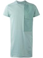 Rick Owens Drkshdw Patch T-shirt, Men's, Size: Large, Blue, Cotton