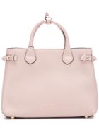 Burberry 'house Check' Tote - Pink & Purple