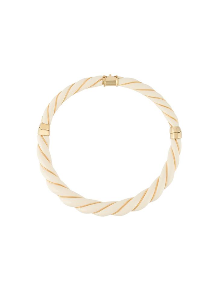 Aurelie Bidermann 'diana' Necklace - Nude & Neutrals