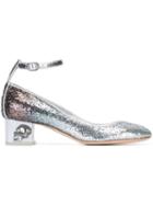 Alexander Mcqueen Skull Heel Degrade Pumps
