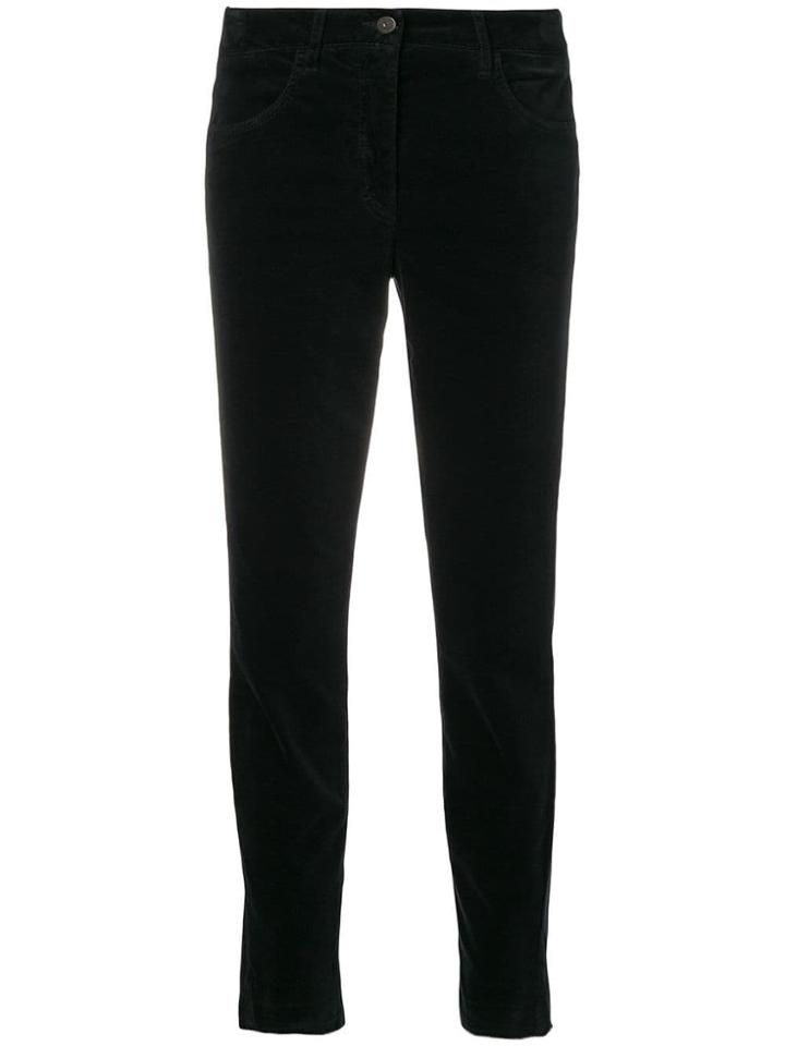 Luisa Cerano Skinny-fit Trousers - Black