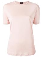 Joseph Round Neck T-shirt, Women's, Size: Medium, Pink/purple, Lyocell/cotton