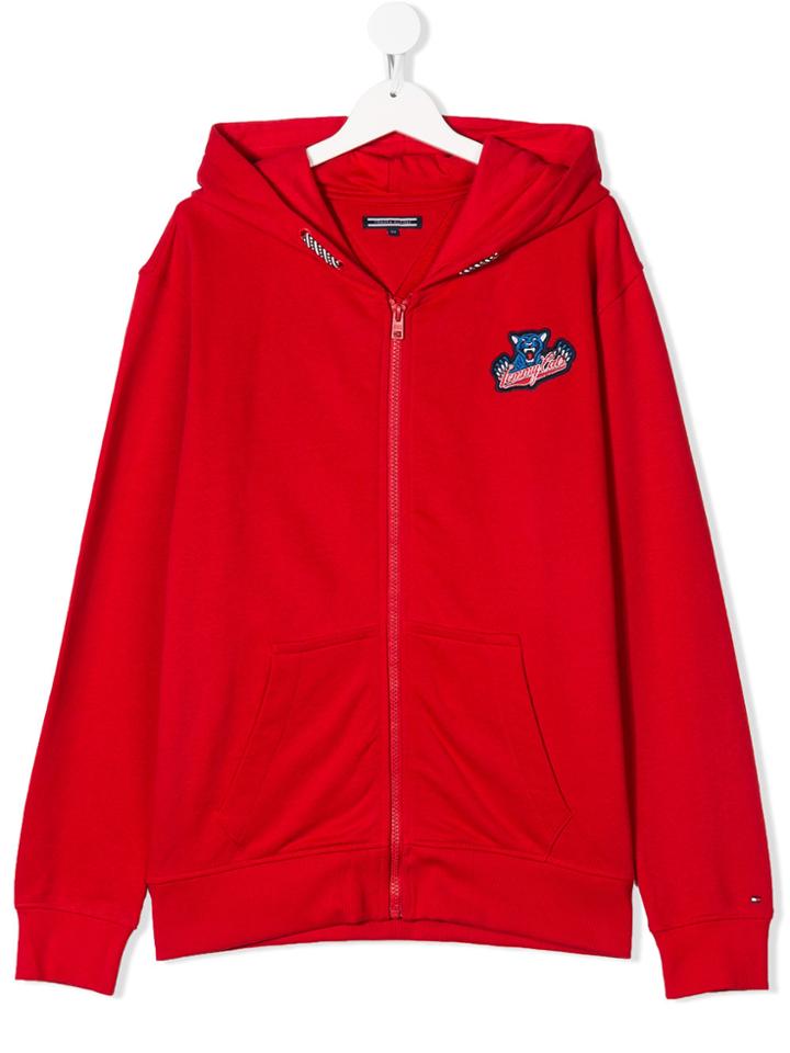 Tommy Hilfiger Junior Teen Full-zipped Hoodie - Red