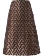 Marni Magi Jacquard A-line Skirt