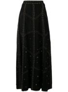 Michel Klein Micro Stud Detailing Skirt - Black