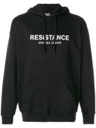 Andrea Crews Logo Patch Hooded Sweatshirt - Black