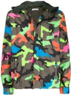 Valentino Camouflage Print Lightweight Jacket - Green