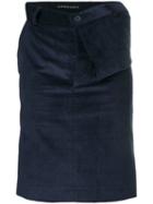 Y/project Asymmetric Draped Waist Skirt - Blue