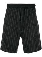 Juun.j Pinstriped Shorts - Black