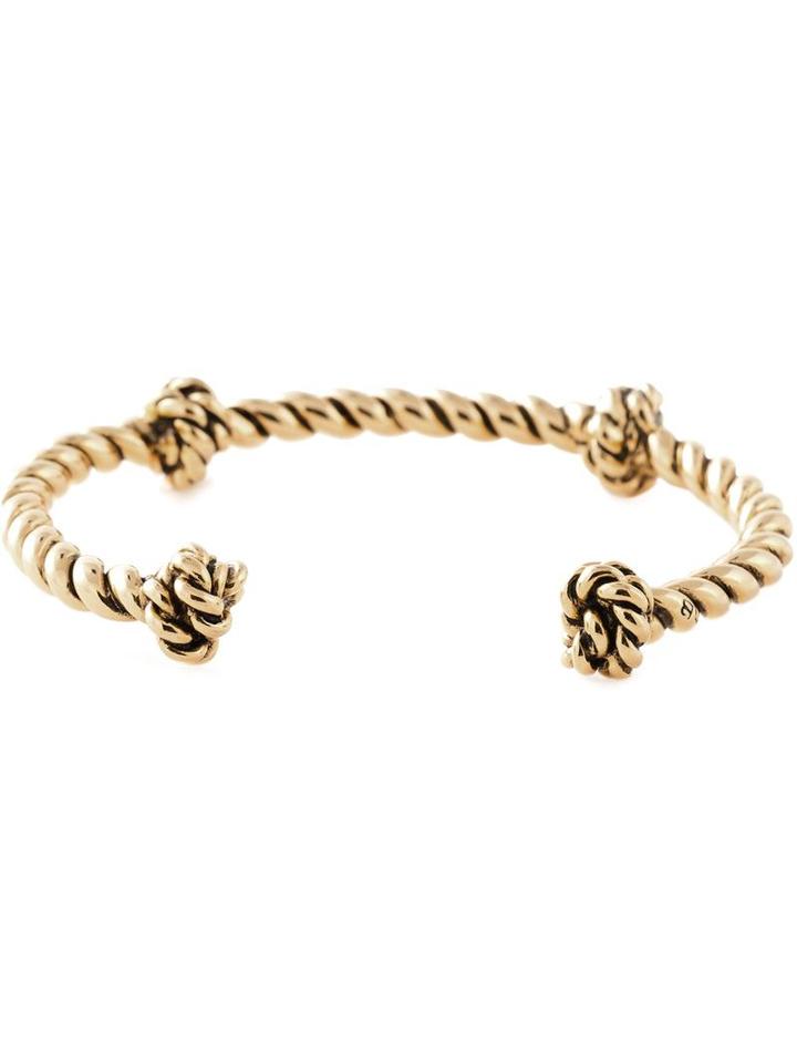 Aurelie Bidermann 'palazzo' Bracelet, Metallic