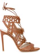 Casadei Laser Cut Stiletto Sandals