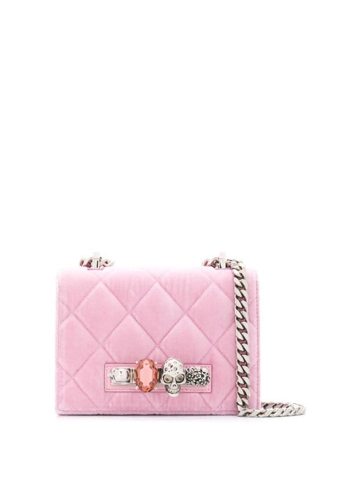 Alexander Mcqueen Knuckle Duster Crossbody Bag - Pink