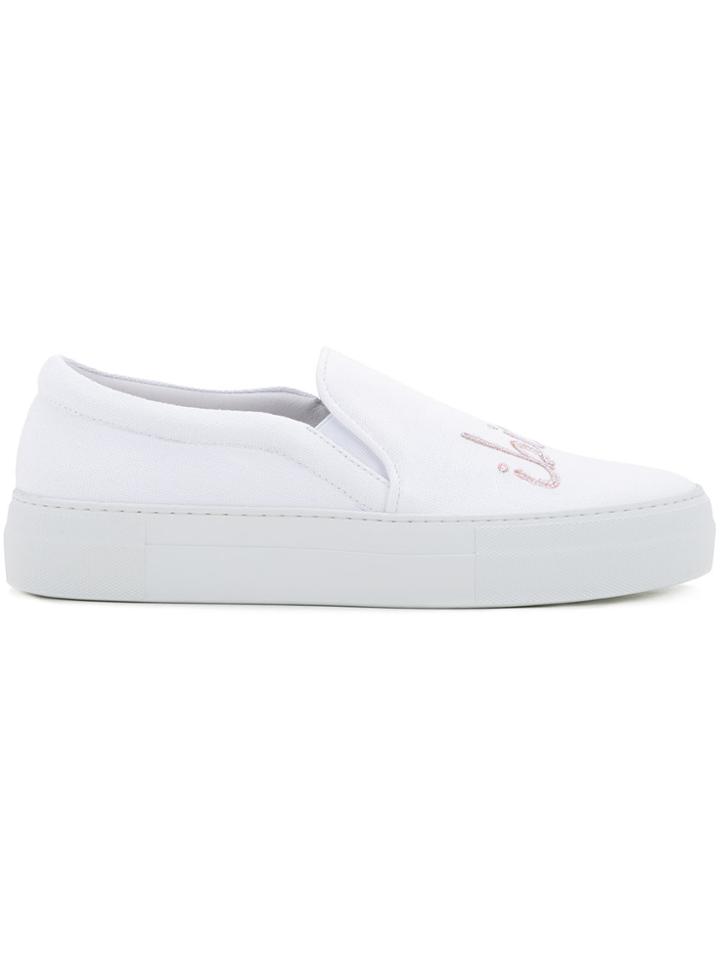 Joshua Sanders Ibiza Slip-on Sneakers - White