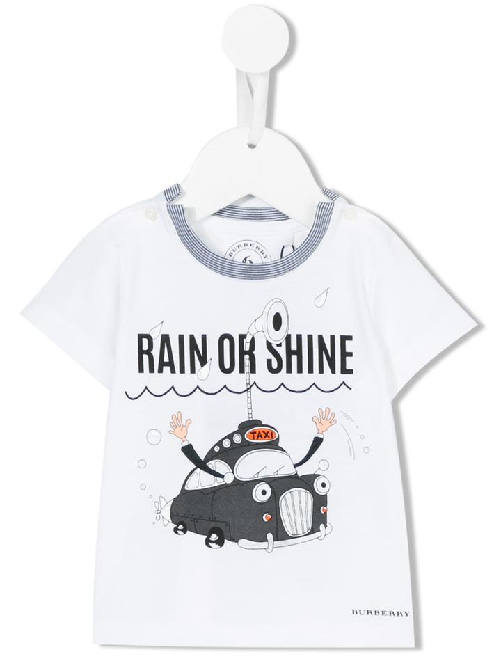 Burberry Kids - Rain Or Shine T-shirt - Kids - Cotton - 12 Mth, White