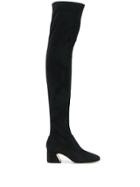Alberta Ferretti Over-the-knee Boots - Black