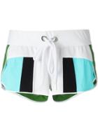 No Ka' Oi - Drawstring Running Shorts - Women - Polyamide/spandex/elastane - L, White